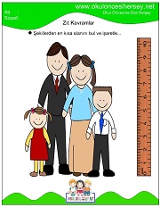 Uzun Kısa Kavramı Çalışma Sayfalarıme çalışmaları